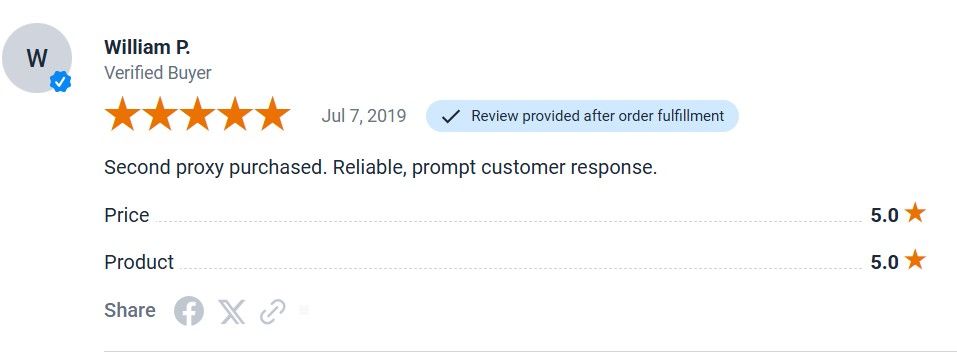 William P. Testimonial