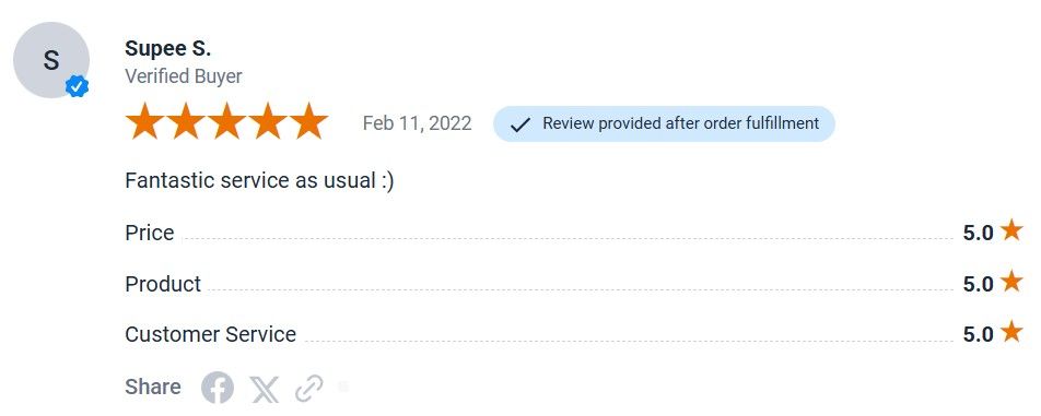 Supee S. Testimonial