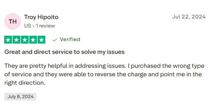 Troy Hipolito Testimonial