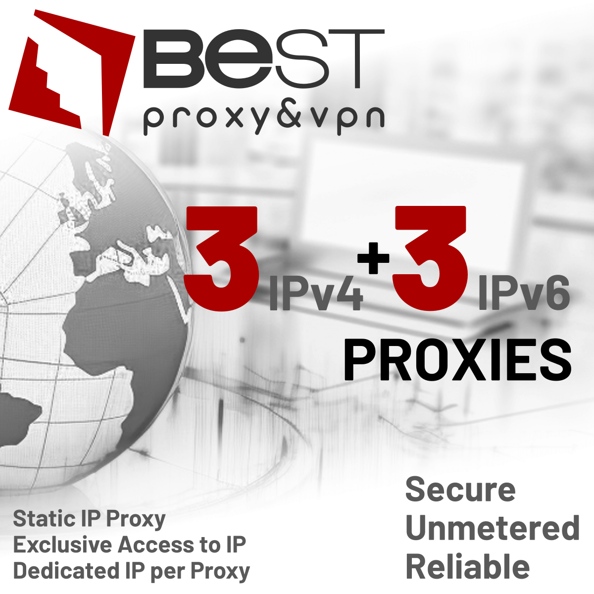 3 IPV4-IPV6 Converter Private Proxies