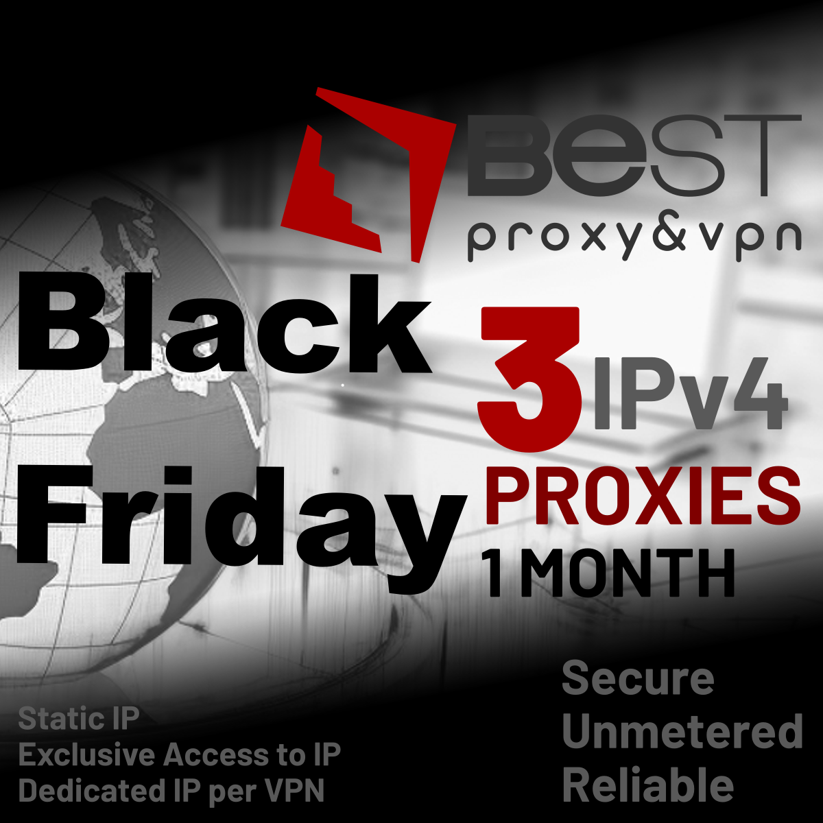 3 Private Proxies Black Friday 2025