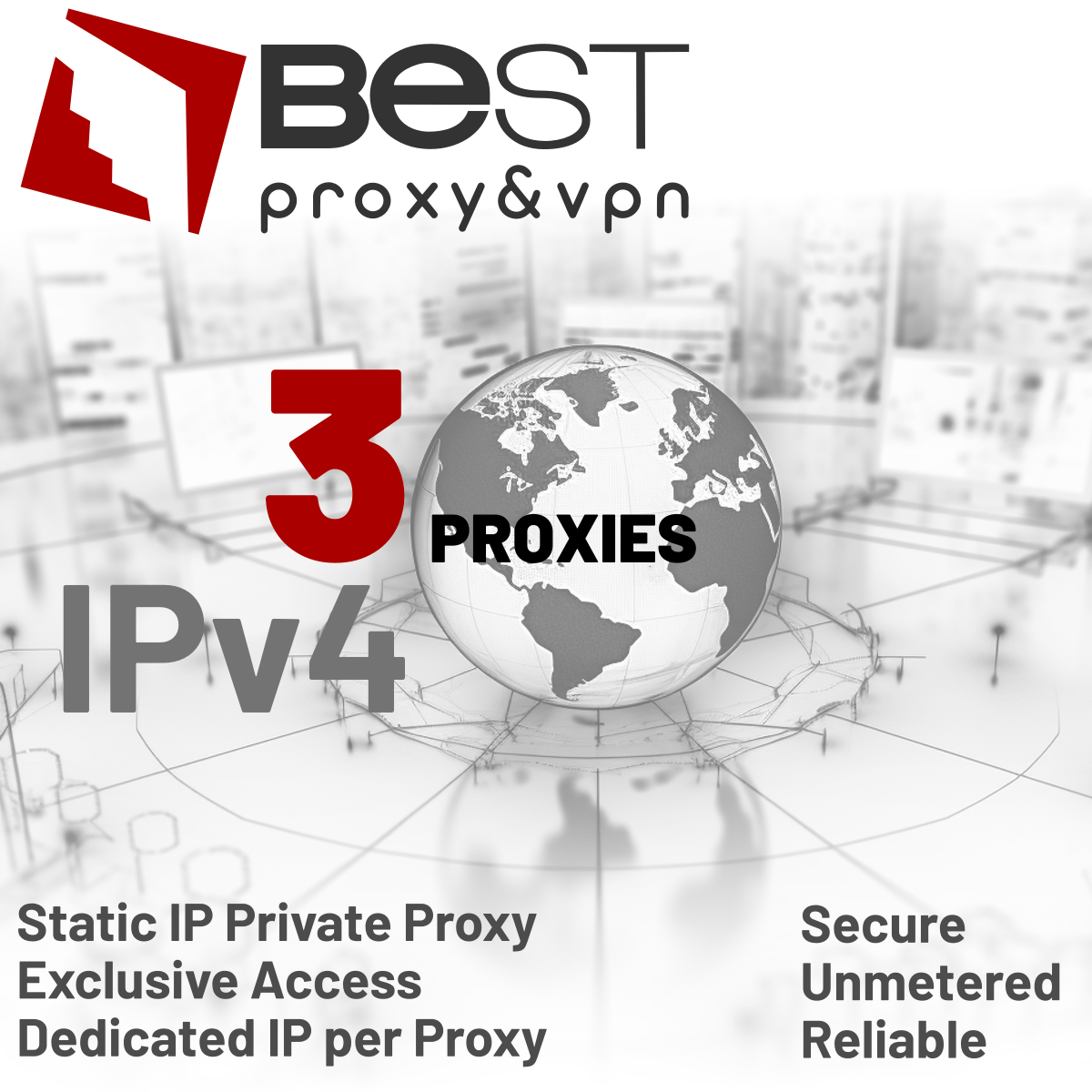 3 Private Proxies